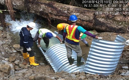 埋設排水管道